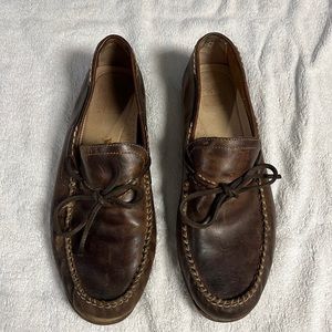 Frye tan leather loafer